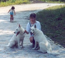 Dona, Simara, já a Lucka - psí tábor na Šumavě